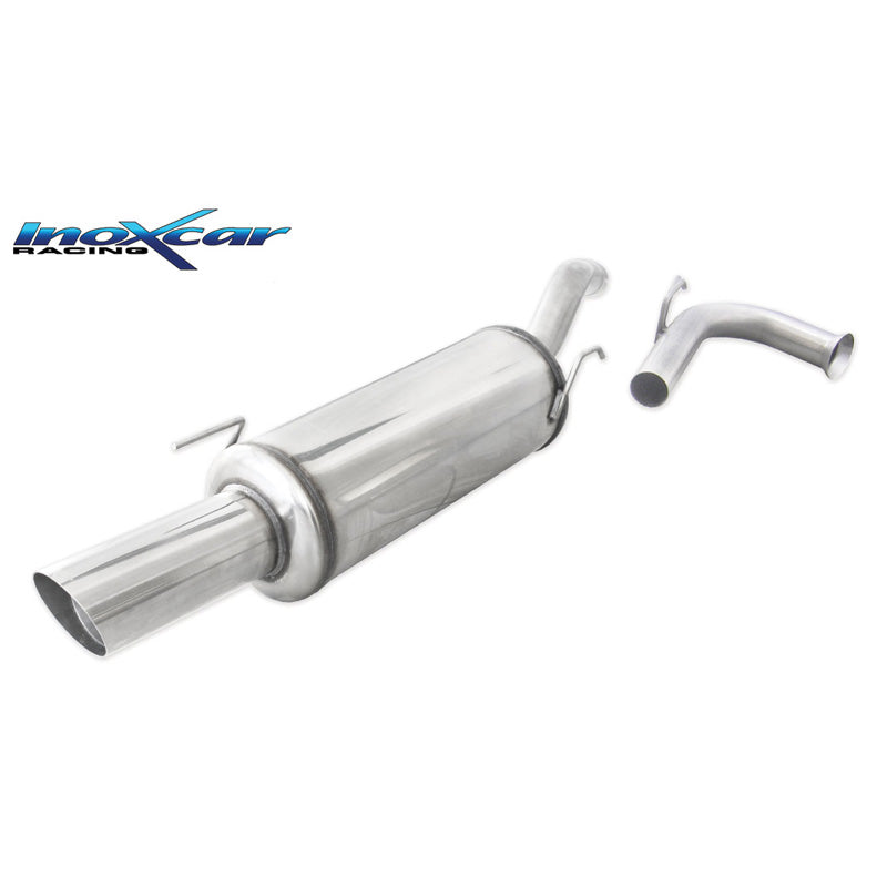 InoXcar, échappement sport, compatible avec Renault Clio I 1.4 80hp -1998 1x90mm Rally