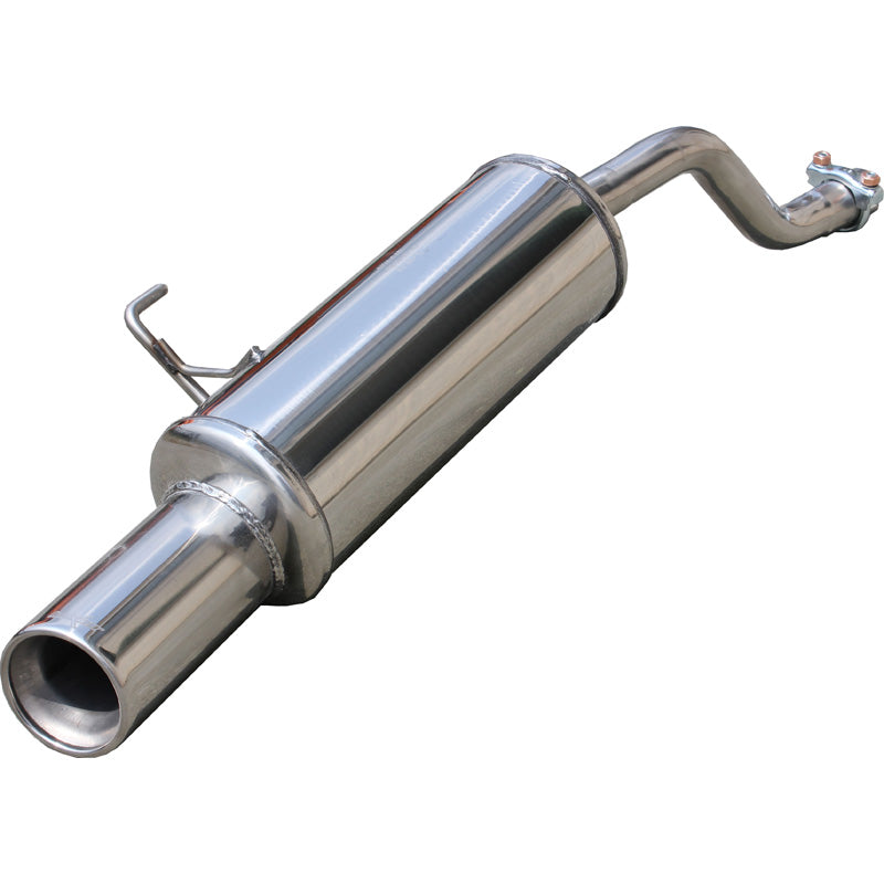 InoXcar, Sports Exhaust, fits Renault Clio II 1.2 (58HP) 1998- 102mm