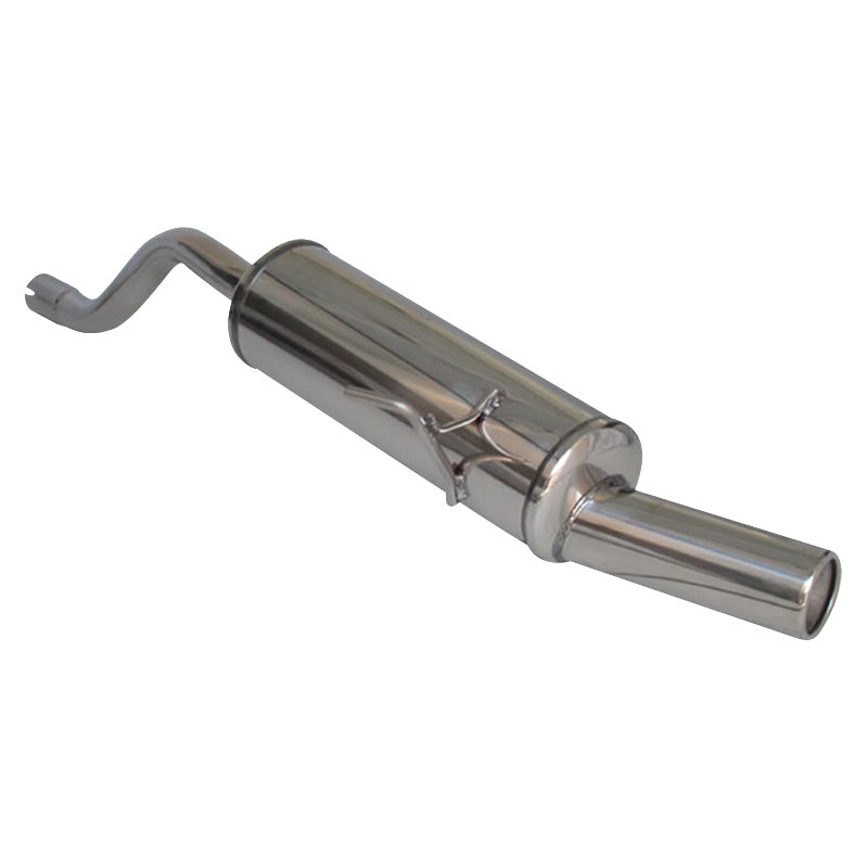 InoXcar, Sports Exhaust, fits Renault Clio II 1.2 (58HP) 1998- 80mm