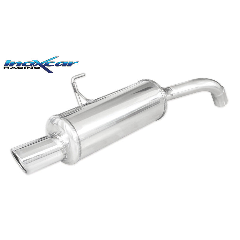 InoXcar, échappement sport, convient à Renault Clio II RS 2.0 Phase 1 172hp 2000-2001 1x90mm X-Race