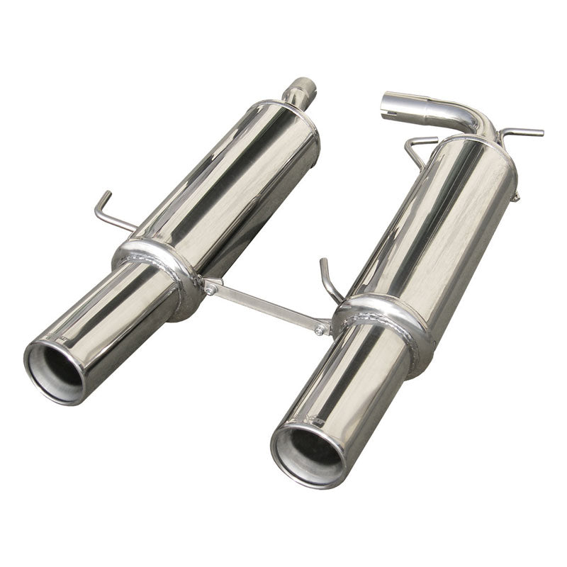 InoXcar, échappement sport 'central', compatible avec Renault Clio RS (Phase 3) 2004- 2x102mm