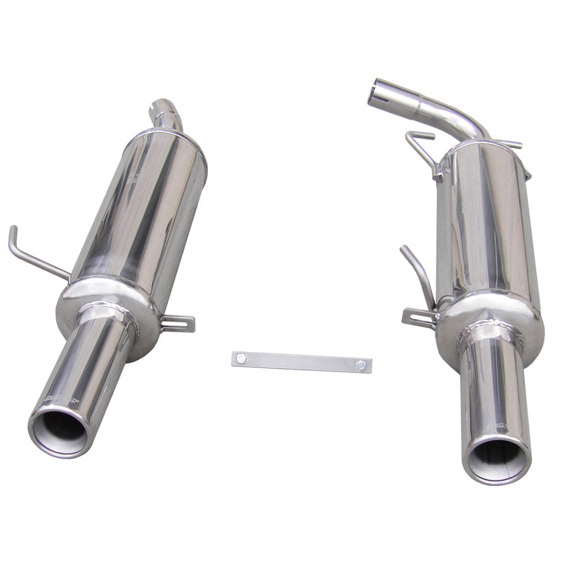 InoXcar, échappement sport « Center », compatible avec Renault Clio RS (Phase 3) 2004- 2x80mm