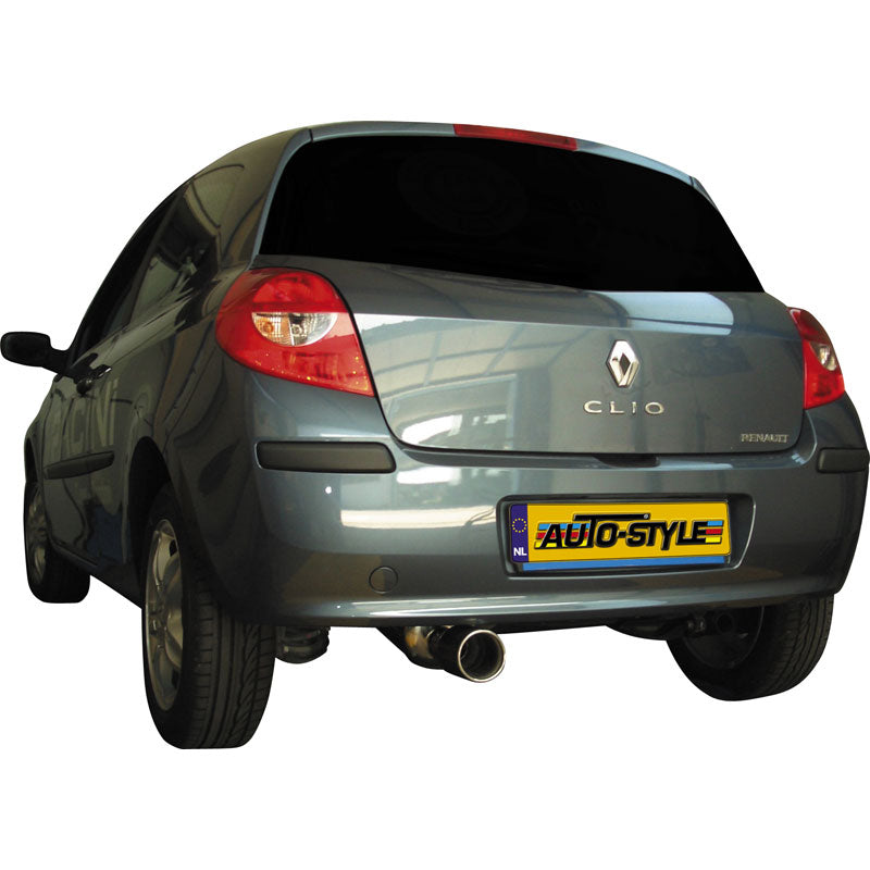 InoXcar, Sportsudstødning, passend voor Renault Clio III 1.4 16v (98HP) 2005- 102mm