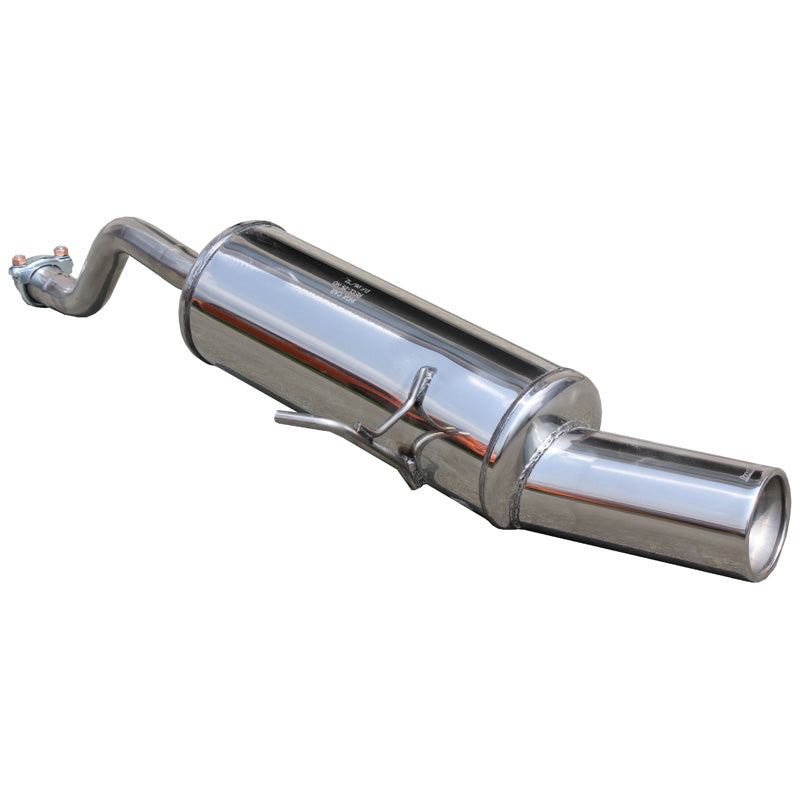 InoXcar, Sportsudstødning, passend voor Renault Clio II 1.2 16v (75HP) 1998- 102mm