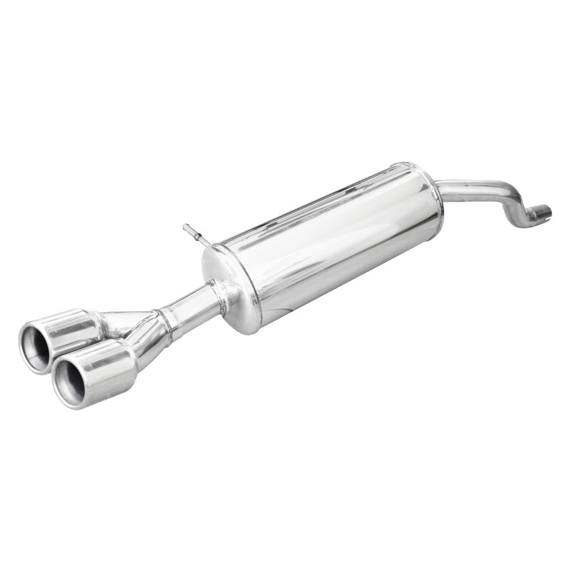 InoXcar, sports exhaust, fits Renault Clio 4 1.2 GT 120hp 2013- 2x80mm