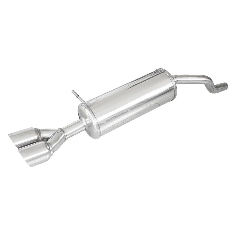 InoXcar, sports exhaust, fits Renault Clio 4 1.2 GT 120hp 2013- 2x80mm Racing