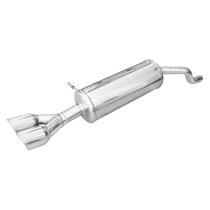InoXcar, sports exhaust, fits Renault Clio 4 1.2 GT 120hp 2013- 2x80mm X-Race