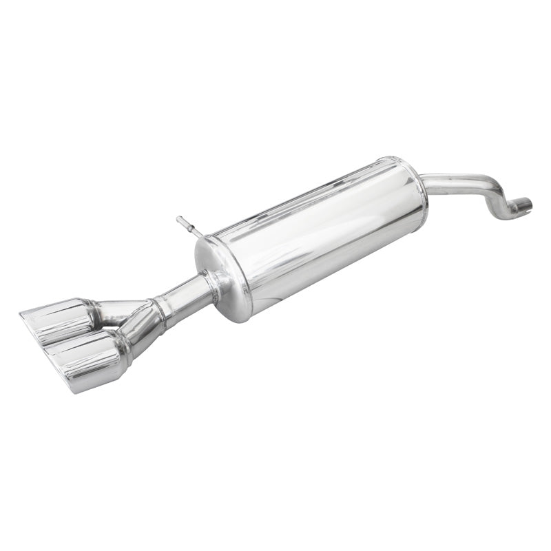 InoXcar, sports exhaust, fits Renault Clio 4 1.5 Dci 75hp 2015- Ø 40 2x80mm X-Race
