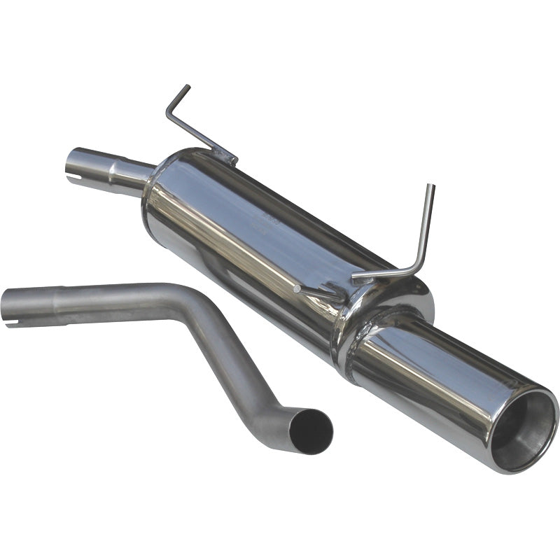 InoXcar, sports exhaust, fits Renault Megane Coupe 2.0 16v (147HP) 1996- 102mm