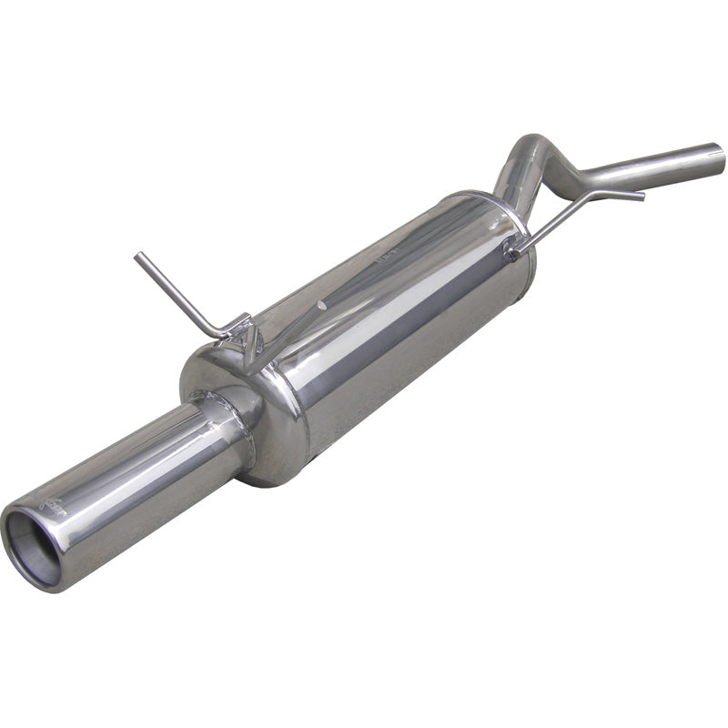 InoXcar, Sports exhaust, fits Renault Megane 1.6 16v (108HP) -2002 80mm