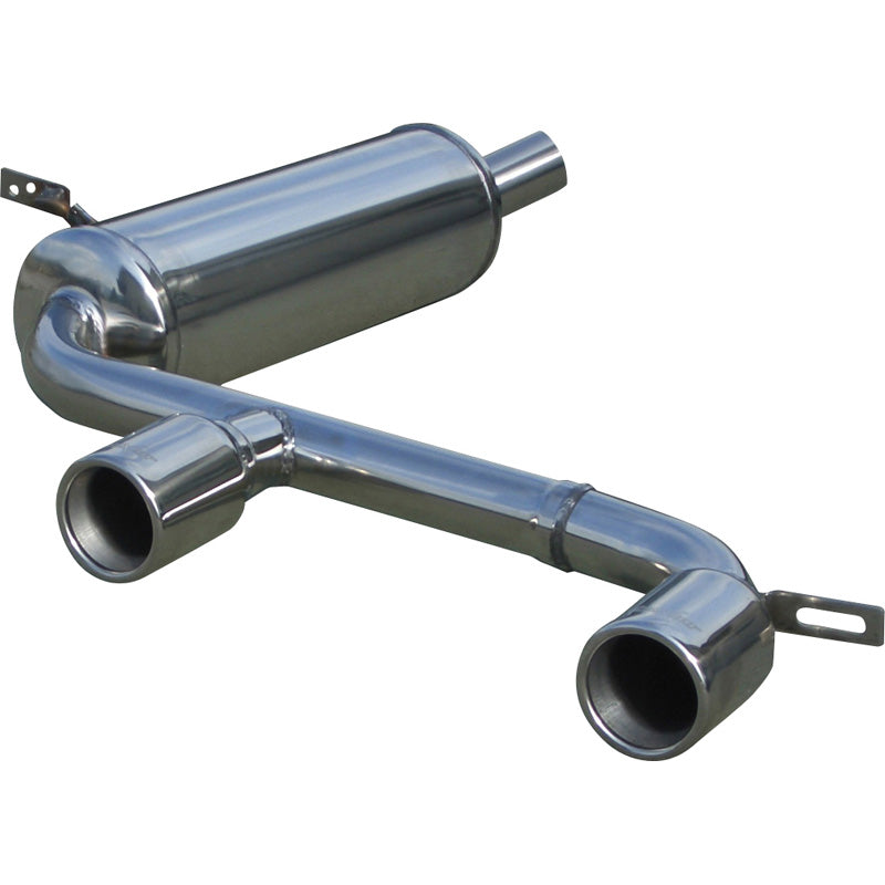 InoXcar, Sports exhaust 'Center', fits Renault Megane II 2.0 DCi GT 2007- 2x80mm