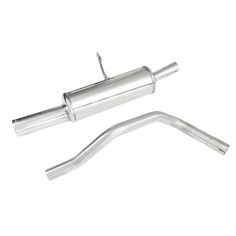 InoXcar, Sports exhaust, fits Renault Megane Coupe/Cabrio 1.5 dCi (105HP) 2006- 80mm