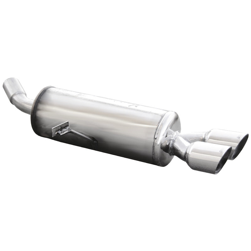 InoXcar, sports exhaust, fits Renault Megane III Coupe 2.0 Tce (180HP) 2011- Ø55mm 2x80mm Racing