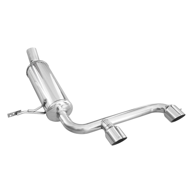 InoXcar, Sports exhaust, fits Renault Megane II 2.0 16V RS Turbo 225hp 2004- Ø 60 Central 2x80mm Racing