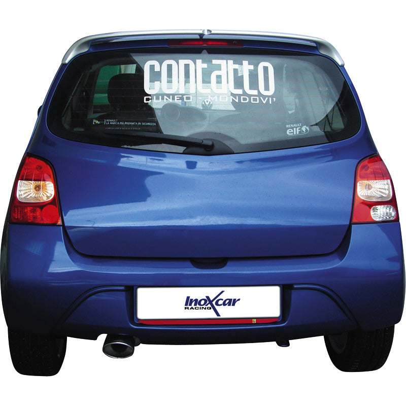 InoXcar, Sports exhaust, fits Renault Twingo GT 1.2T (100HP) 2007- 120x80mm