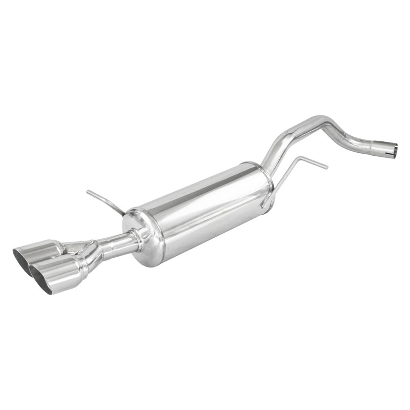 InoXcar, sportuitlaat, past op Seat Ibiza SC (6J) 1.2 Tsi 105hp 2011- 2x80mm Racing