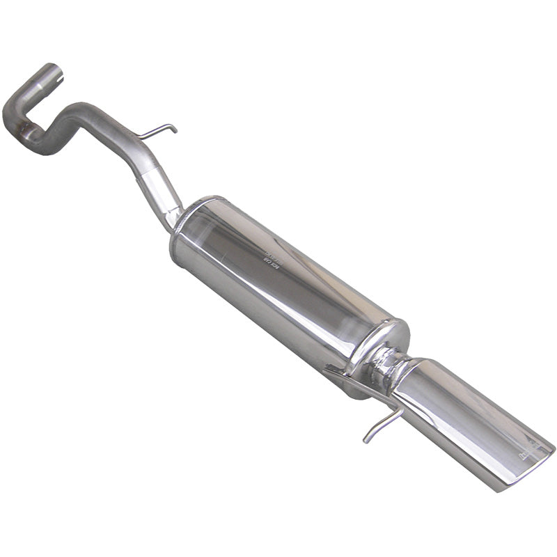 InoXcar, sportuitlaat, geschikt voor Seat Leon 1M 1.4 16v (75HP) 2000- 120x80mm
