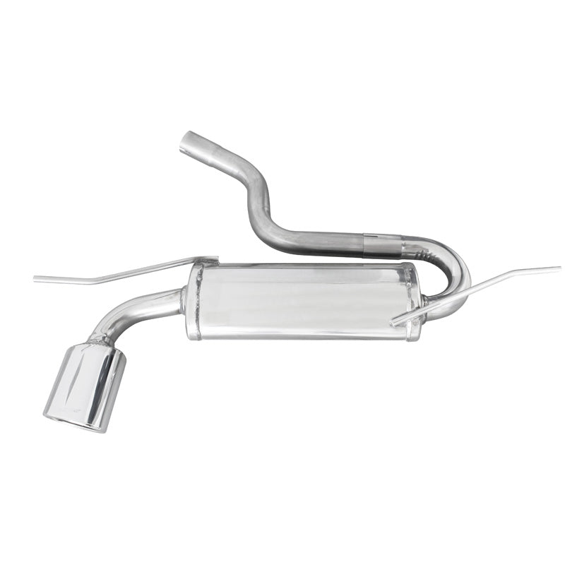InoXcar, Sport exhaust, fits Seat Leon 1P 1.4TSi (125HP) 2010- 120x80mm Oblique
