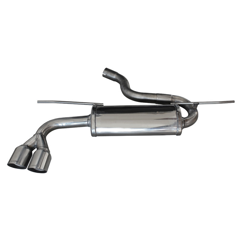 InoXcar, sportuitlaat, geschikt voor Seat Leon 5F 2.0TDi FR (150HP) 2014- 2x80mm Racing