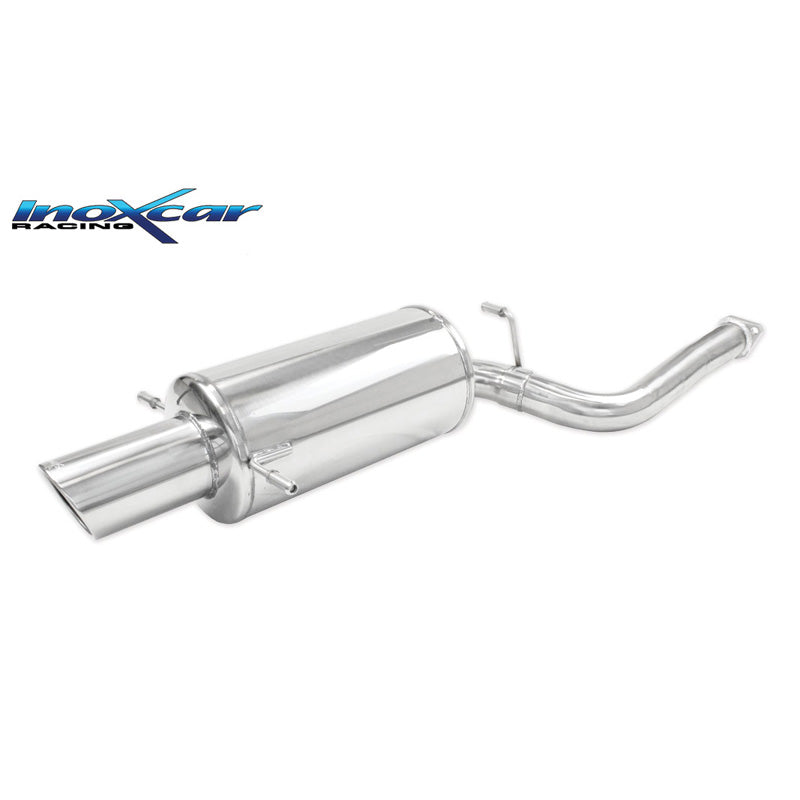 InoXcar, échappement sport, compatible avec Subaru Impreza 4WD 2.0 -Turbo -2000 1x100mm X-Race