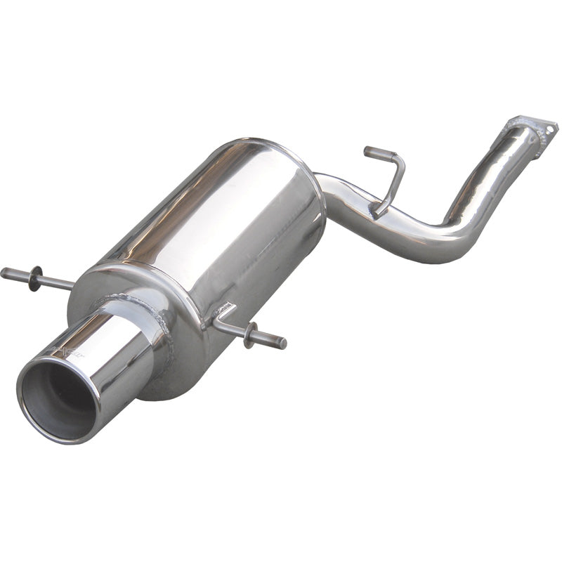 InoXcar, sportuitlaat, geschikt voor Subaru Impreza 4WD 2.0 WRX 2001- 120mm Mega