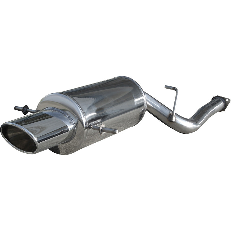 InoXcar, Sportuitlaat, past op Subaru Impreza 4WD 2.0 STi 2002- 150x105mm