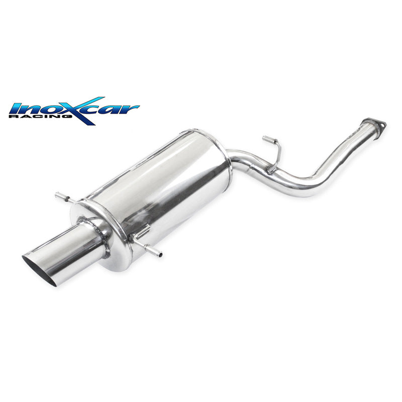 InoXcar, Sport exhaust, fits Subaru Impreza 4WD 2.5 WRX Turbo 230hp 2006- 1x101mm Rally