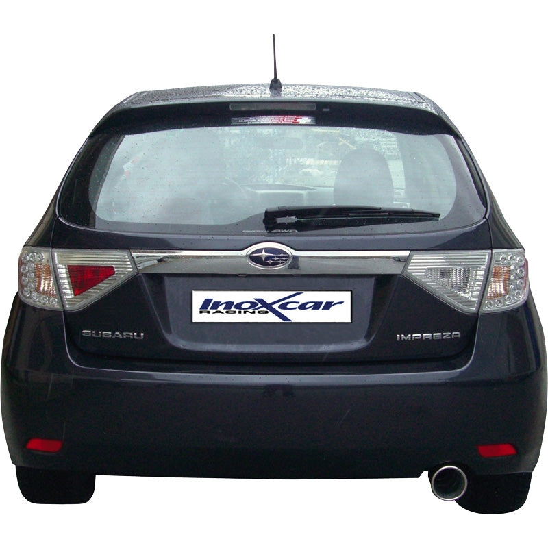 InoXcar, échappement sport, compatible avec Subaru Impreza 2.0 (150HP) 10/2007- 102mm