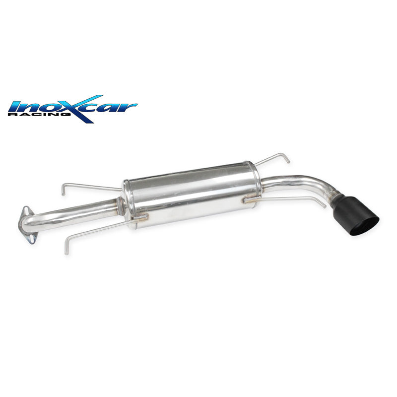 InoXcar, échappement sport, compatible avec Subaru Impreza 4WD 2.0R 150hp 2007- 1x100mm Ceramic Black