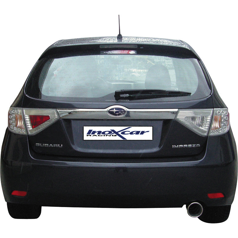 InoXcar, échappement sport, compatible avec Subaru Impreza 2.5 WRX (224HP) 10/2007- 102mm