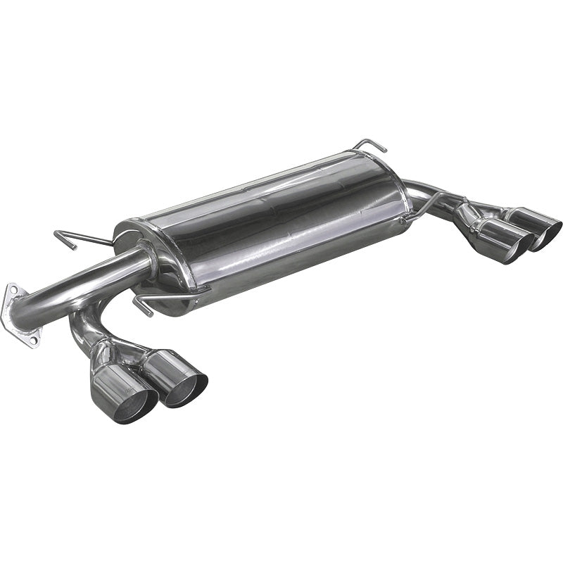 InoXcar, double échappement sport, compatible avec Subaru Impreza 2.5 WRX STi (300HP) 2008- Gauche/Droite 2x102mm