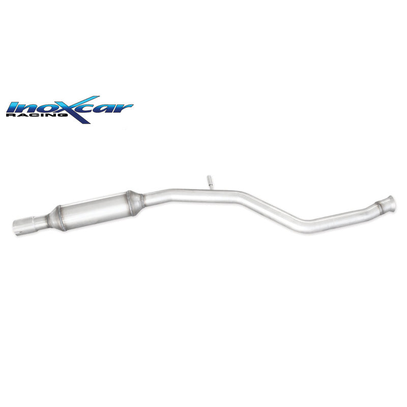 InoXcar, Center muffler, fits Peugeot 206CC 2.0 16v 136hp 2001-2004