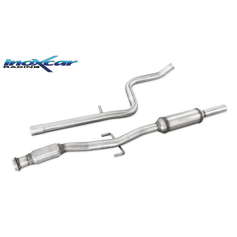 InoXcar, silencieux intermédiaire, compatible avec Peugeot 208 1.6T 16v GTI 30TH 208hp 2015-