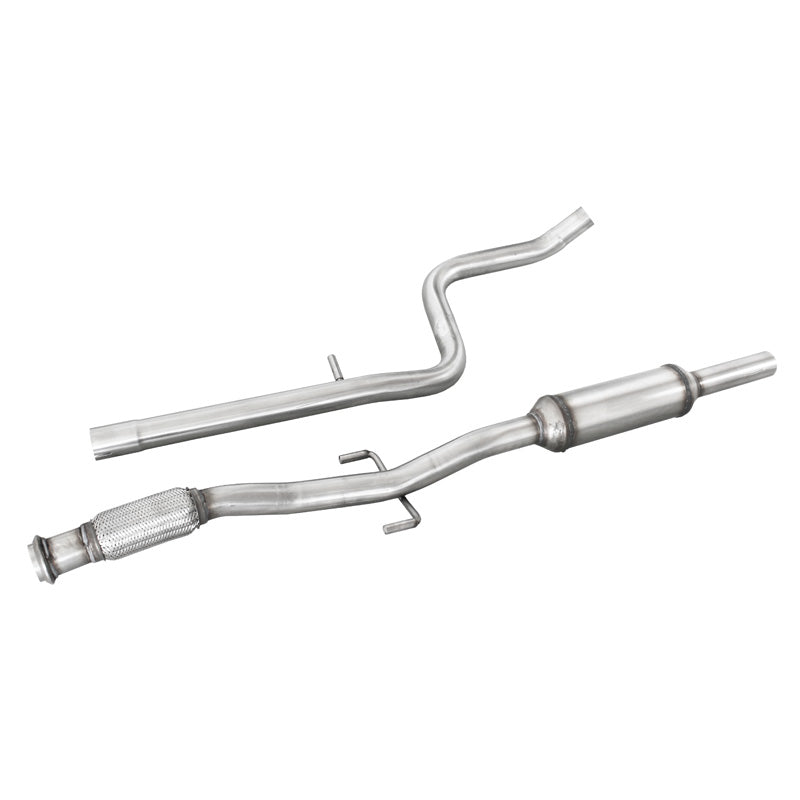 InoXcar, silencieux intermédiaire, compatible avec Peugeot 208 1.6 16V Turbo GTI 200hp 2013-2015