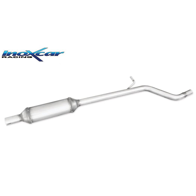 InoXcar, silencieux intermédiaire, compatible avec Renault Clio IV 1.2 GT (120HP) 2013-2019