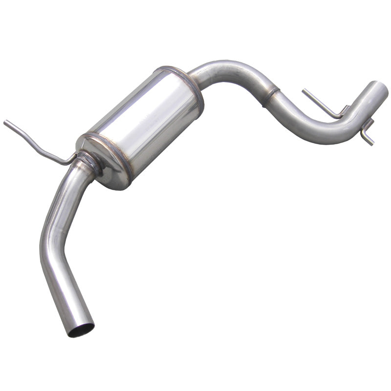 InoXcar, Silencieux intermédiaire, compatible avec Volkswagen Scirocco 1.4 TSI 122hp 2008-