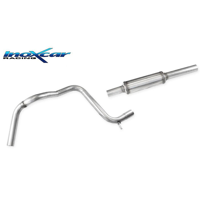 InoXcar, Center muffler, fits Seat Leon (5F) 1.4 TSI FR (122hp) Facelift 2015-2020