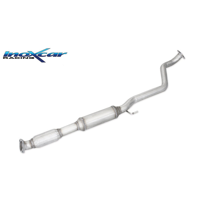 InoXcar, Center muffler, fits Hyundai Veloster 1.6 TGDI 186hp 2011-2014 (Flex)
