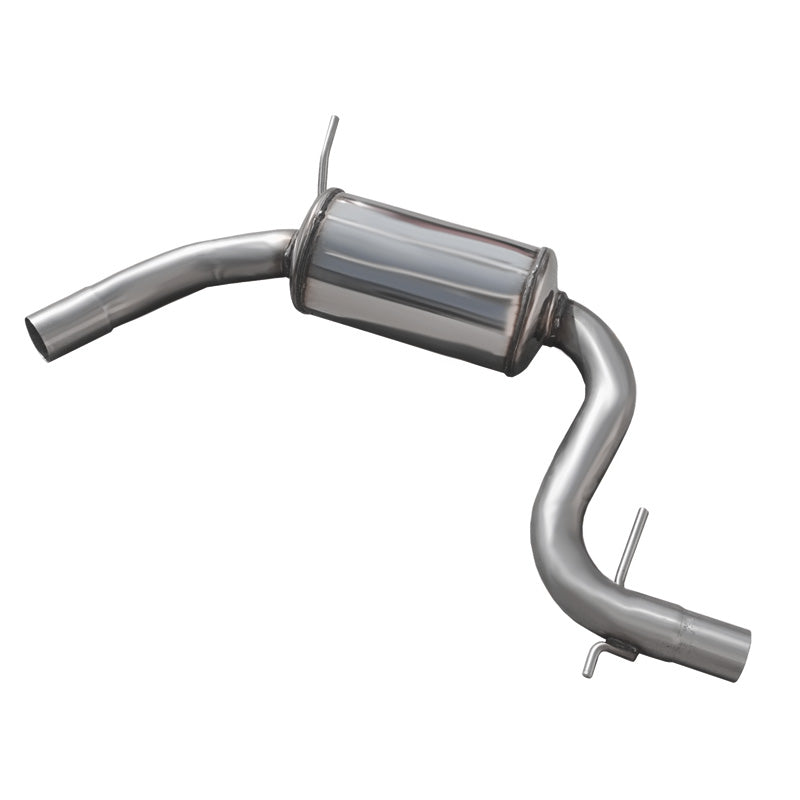 InoXcar, Center muffler, fits Volkswagen Golf VI GTi 2.0TSi (210HP) 2009-