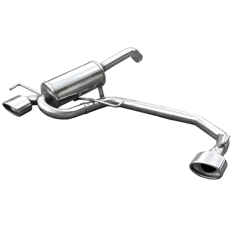 InoXcar, Dual sports exhaust, fits Alfa Romeo 147 1.6 TS (120HP) 2001- Left/Right 120x80mm