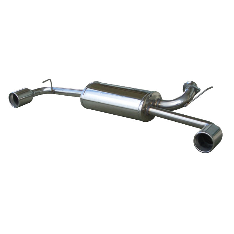 InoXcar, Dual sports exhaust, fits Lancia Delta (831) 2.0 Turbo Int. 8v/16v 1989- Left/Right 102mm