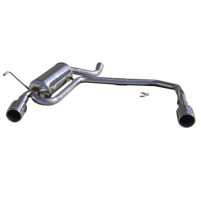 InoXcar, Dual sports exhaust, fits Peugeot 406 Coupe 2.0 (132HP) 1997- Left/Right 102mm