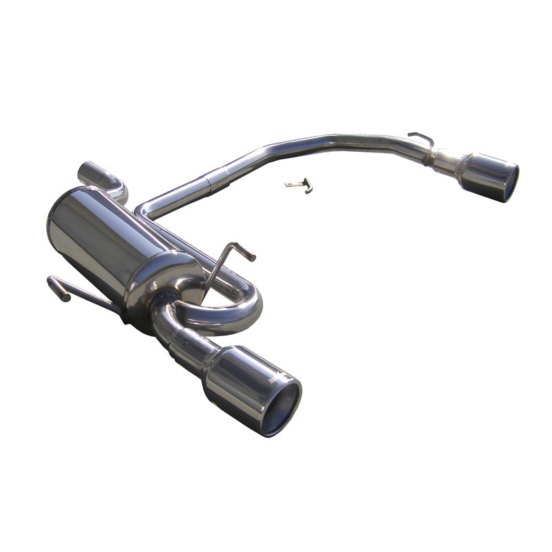 InoXcar, Dual sports exhaust, fits Peugeot 406 1.8 (101HP) 1995- Left/Right 102mm