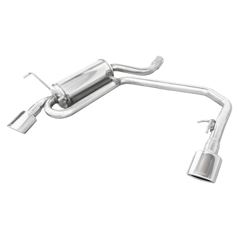 InoXcar, Double sports exhaust, fits Peugeot 406 1.8 (101HP) 1995- Left/Right 120x80mm
