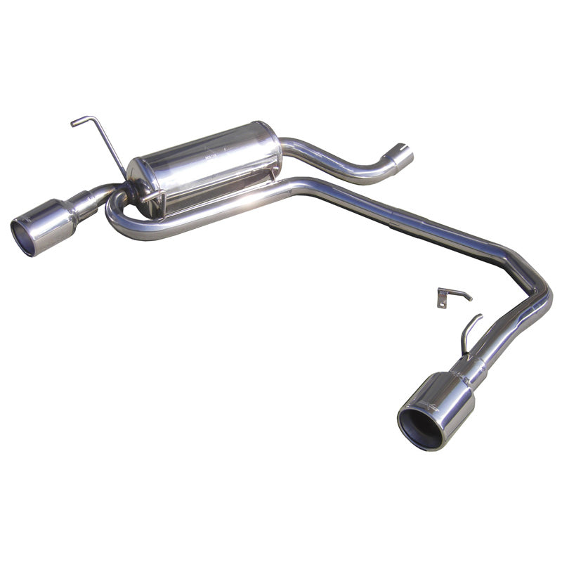 InoXcar, Dual sports exhaust, fits Peugeot 406 Coupe 3.0 V6 Left/Right 102mm