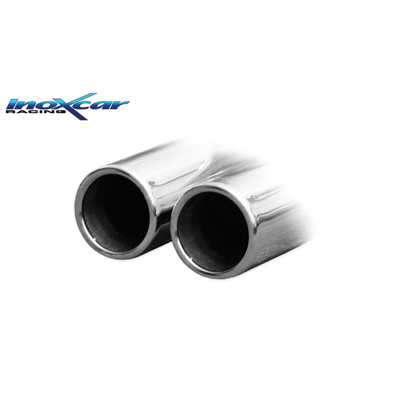 InoXcar, Dubbele sportuitlaat, past op Volkswagen Golf VII 1.4 125hp 2013- 2x80mm