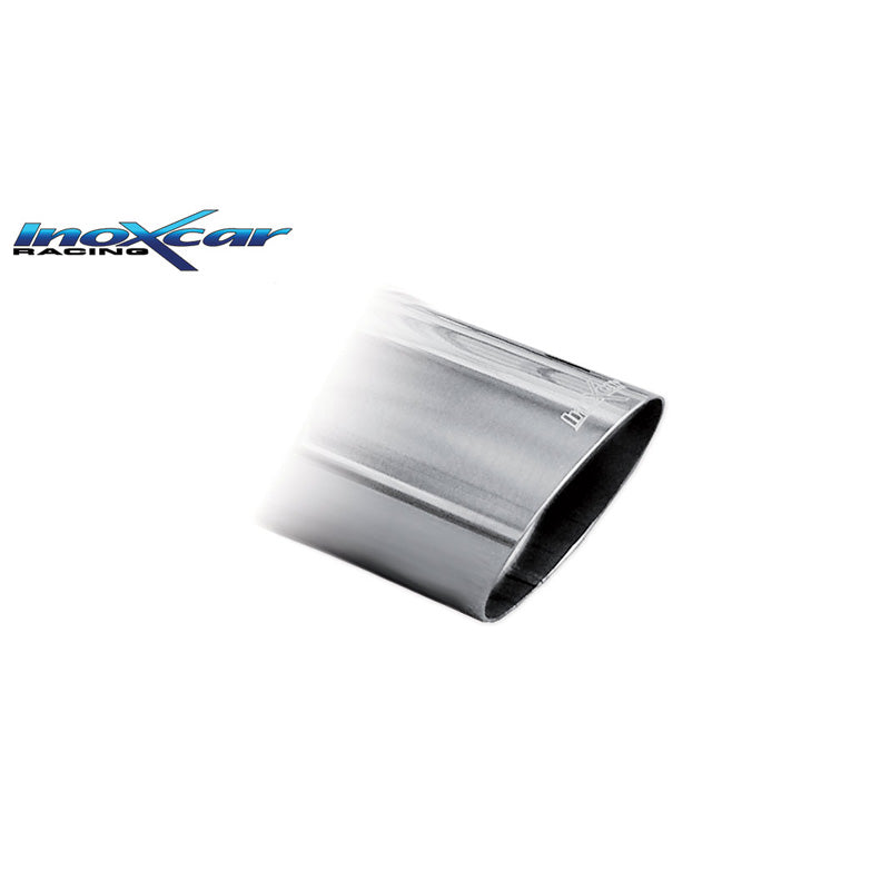 InoXcar, Dubbele sportuitlaat, past op Volkswagen Golf VII 1.6 TDI 105hp 2015- 1x102mm Racing