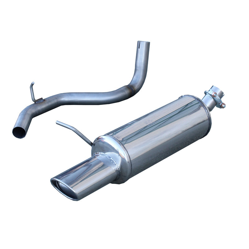 InoXcar, échappement sport, compatible avec Volkswagen Golf IV 1.6 (105HP) 1997- 120x80mm