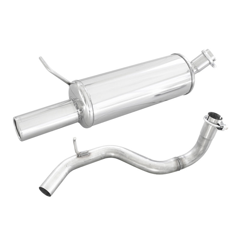 InoXcar, échappement sport, convient pour Volkswagen Golf IV 2.0 8v (116HP) 1998- 80mm