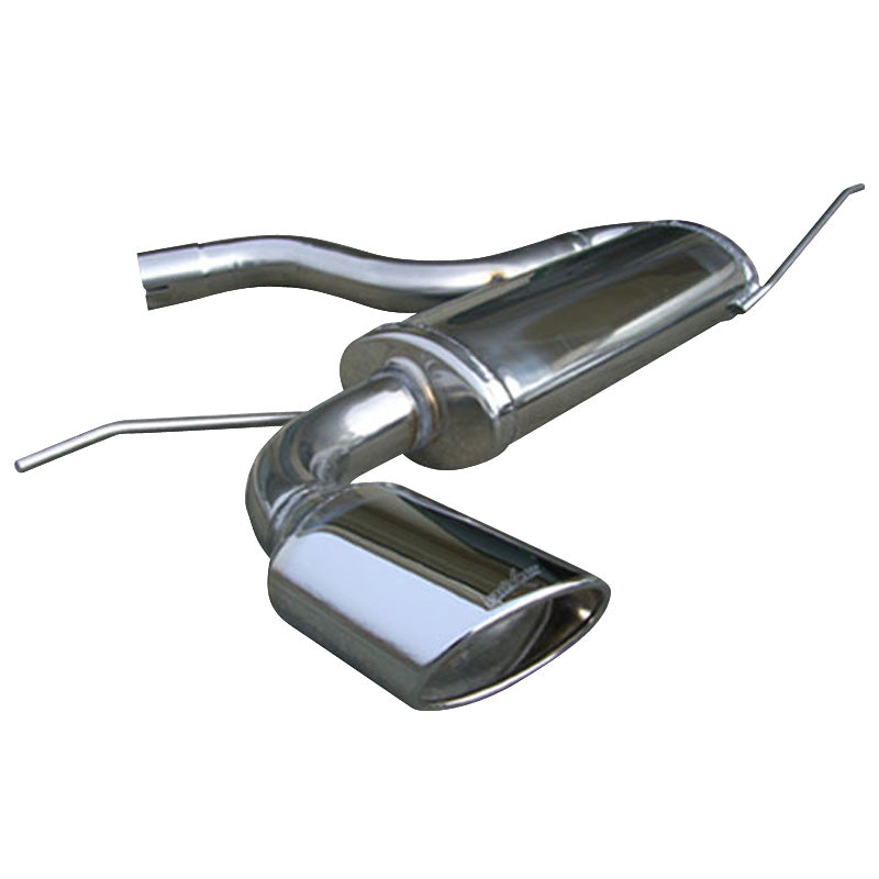 InoXcar, Sports exhaust, fits Volkswagen Golf V 2.0 TDi (140HP) 2004- 120x80mm Oblique
